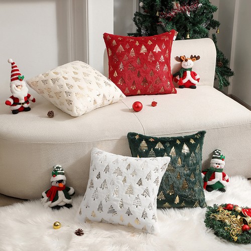 Christmas tree foil pillow - foil,