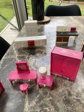Job Lot Of Vintage Dolls House Furniture