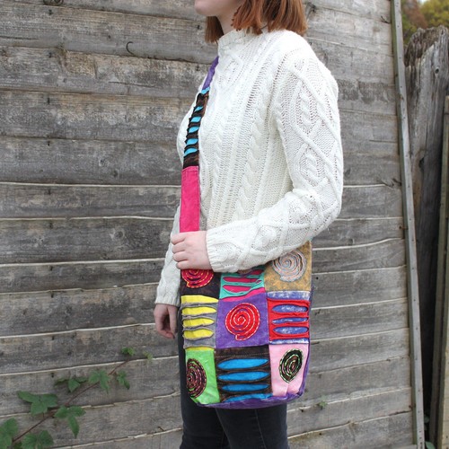 Ethnic sling bag - bag, /