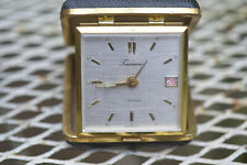 Blue Vintage Looping Swiss Travel Alarm Clock - 50s