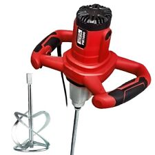 Electric Cement Paddle Mixer Drill Mortar Paint Plaster Stirrer Whisk 1600W 240v