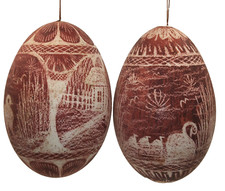 Pysanky Genuine Blown Goose