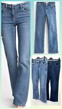 Ex Next Stretch Mid-Rise Bootcut Jeans Sizes 8-24 in 3 Lengths
