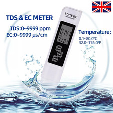 Digital Tester TDS EC Meter Water Purity Hydroponics High Quality Test Pen UK