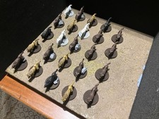 Oathmark Wolves x 24 Partially Painted Plastic Miniatures