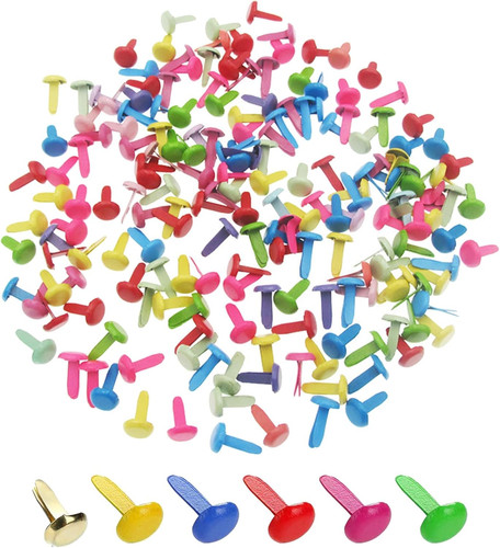 100 pcs paper fasteners - 100,