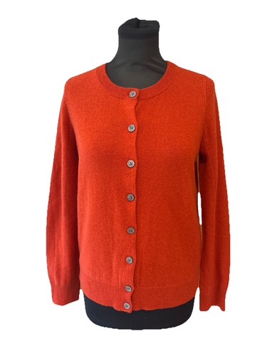 Jigsaw burnt orange button - burnt,