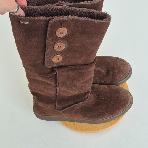 Skechers boots brown womens - skechers,