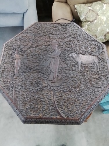 Antique anglo indian carved - antique,