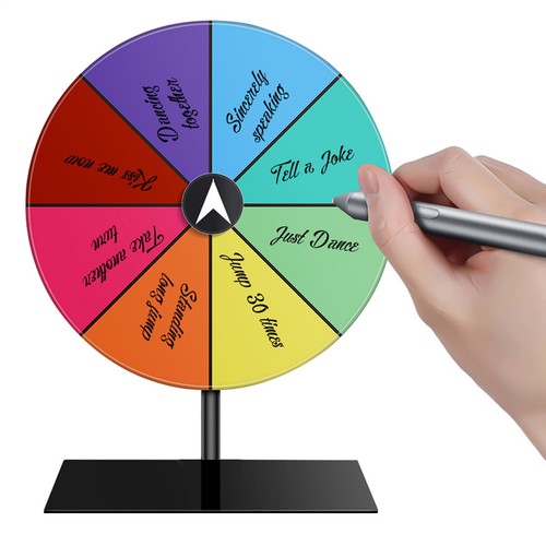 Prize wheel acrylic dry erase - wheel,