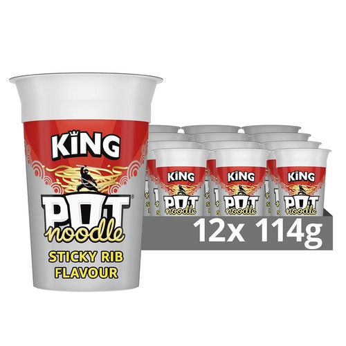 Pot noodle sticky - sticky,