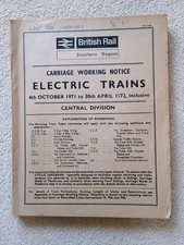 1971/2 Southern Railway