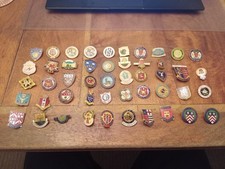 48 Vintage Bowling Club Badges