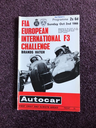 Motor sport racing programme