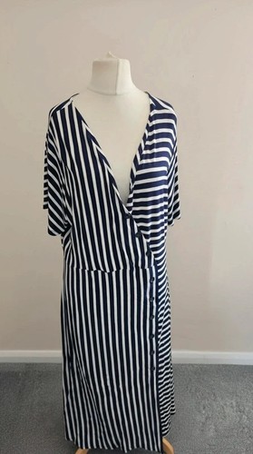 Oasis navy white striped - &,