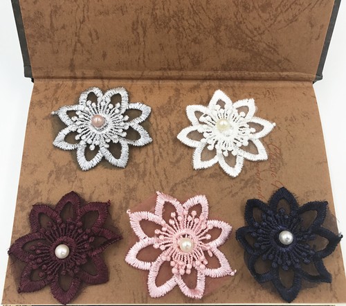 40pcs embroidery flowers - 40pcs,