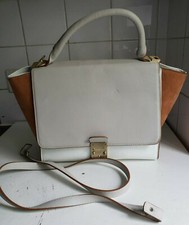 ZARA WOMAN WOMENS TAN WHITE