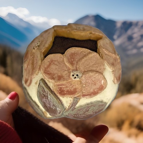 Floral art vase handmade - art,