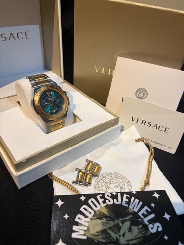 Versace greca mens watch - versace,