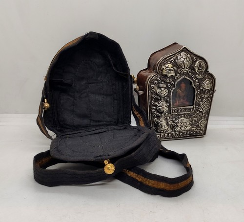 Vintage buddhist shrine box - buddhist,