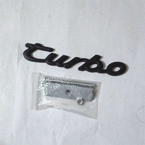 Black matte turbo - matte, metal