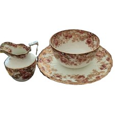 Set Of Samuel Radford Old Country Roses Cake Plate, Bowl And Jug, Design R242144