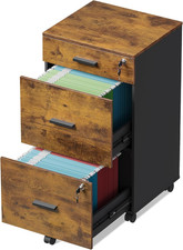 3 Drawer Rolling File Cabinet