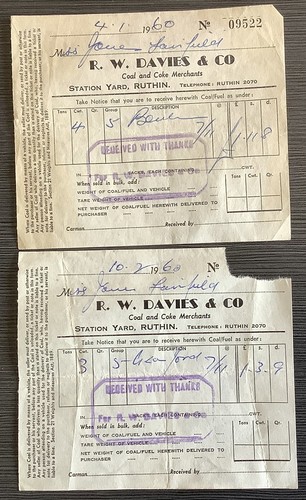 Ruthin davies co coal - davies, &