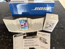 Bose SoundDock XT Speaker complete with iPhone 5s.