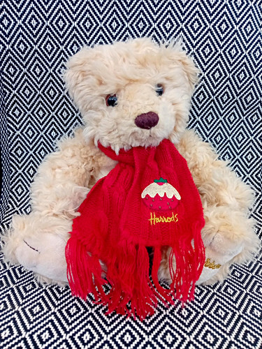 Harrods beige plush teddy - beige,