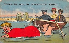POSTCARD  COMIC  SEASIDE  FAT