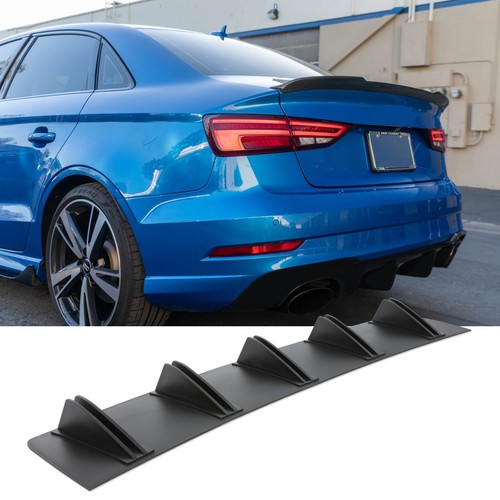 Rear diffuser fins bumper - diffuser,