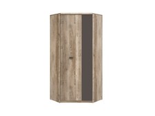 Brown Grey Desk 2 Door