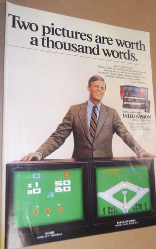 1981 intellivision game system - intellivision,