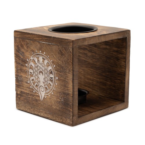 Large square mango wood oil - large,