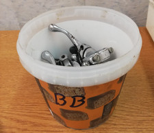 Bundle of used BSA choke levers and spares  (box BB)