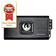 Phoenix Gold ZXM500.4 4 Channel Class D Speaker Subwoofer Mini Bridgeable Amp