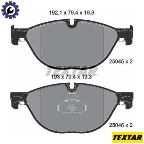 Brake pad set disc - pad,