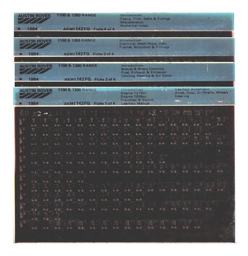 Akm1142fg parts microfiche - akm1142fg,