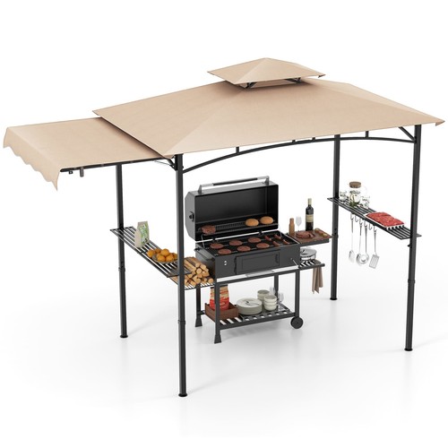 Costway 318x153cm grill gazebo - grill,