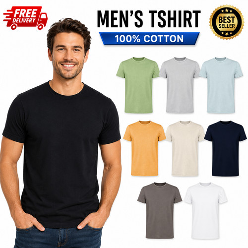 Pack mens plain t shirt - pack,