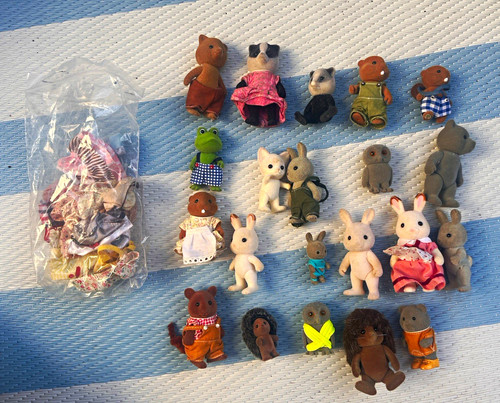Sylvanian families flocked - families,