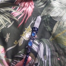 Handmade Blue Triple Moon &