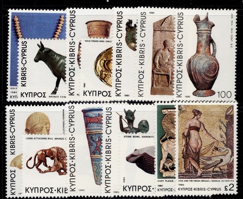 Cyprus 1976 1982 mnh - 1976-1982,