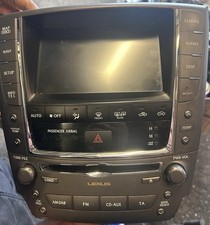 Lexus is220d is250 is200d sat nav head unit 86805-60122 86431-53382