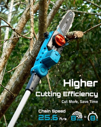 8inch electric cordless pole - 8inch,