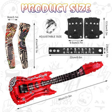 8 Pcs Punk Gothic Rocker