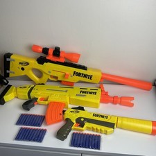 Nerf N-strike Fortnite Bundle Scar AR-L Blaster & BASR-L Sniper & Pistol