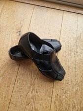 BHS Black Leather Sandals ~