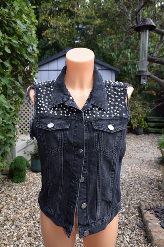 Topshop moto black denim punk - moto,